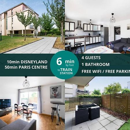 Les Paves De Prague - Appartement Pour 4 A 10 Minutes De Disneyland Paris Montévrain Eksteriør billede